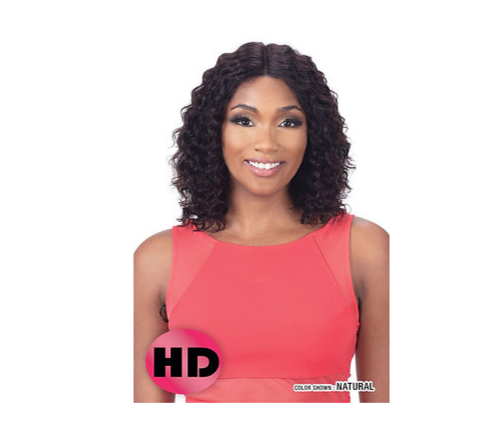 Mayde Beauty Lace & Lace Capri Curl Human Hair Lace Wig
